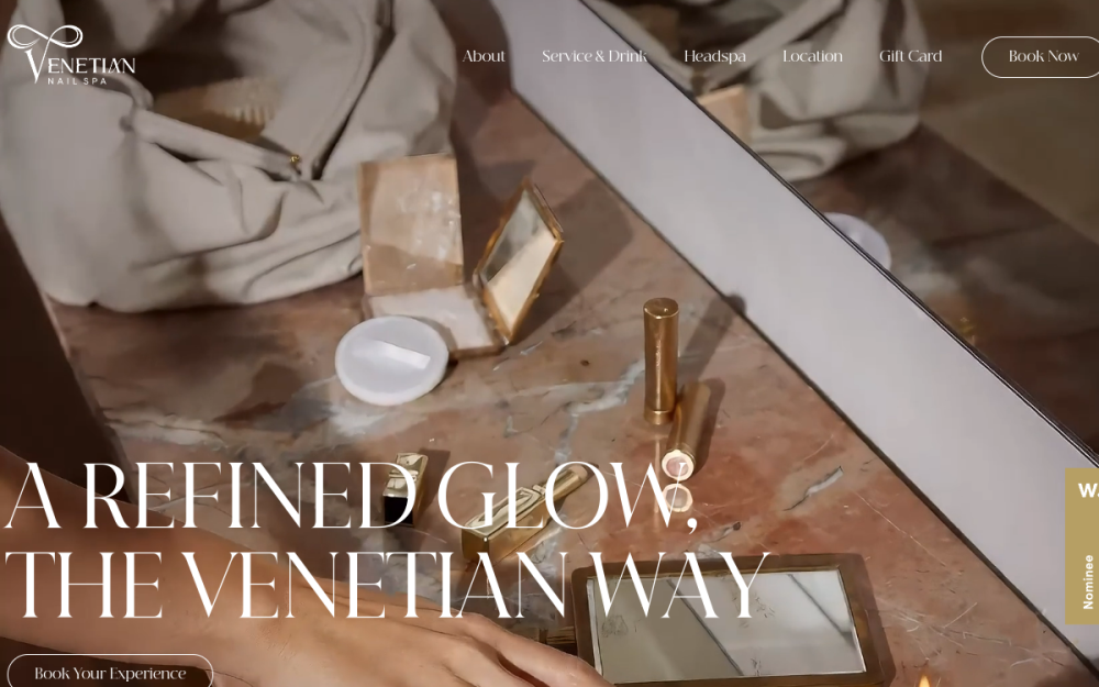 Venetian Nail Spa Website